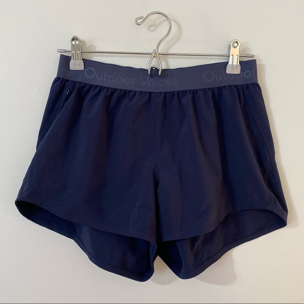 Outdoor Voices Relay Shorts - Small - Navy
